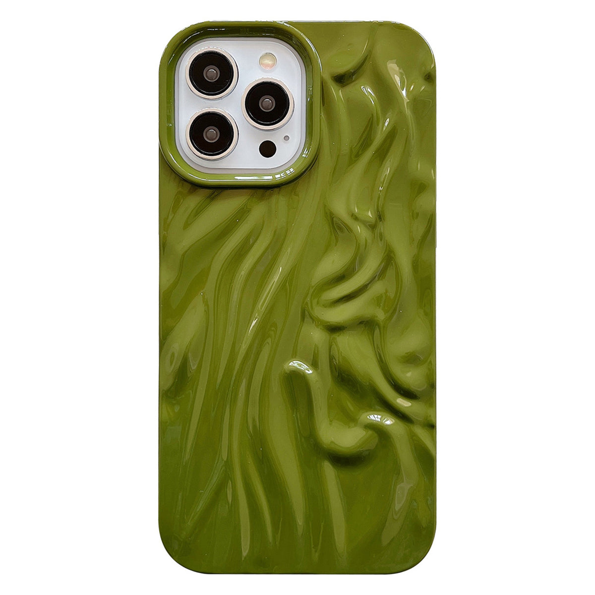 Blankt telefoncover til iPhone 13 Pro 6,1 tommer plisseret design Drop-sikkert blødt TPU-beskyttende bagsidecover Blankt telefoncover til iPhone 13 Pro 6,1 tommer plisseret design Drop-sikkert blødt TPU-beskyttende bagsidecover